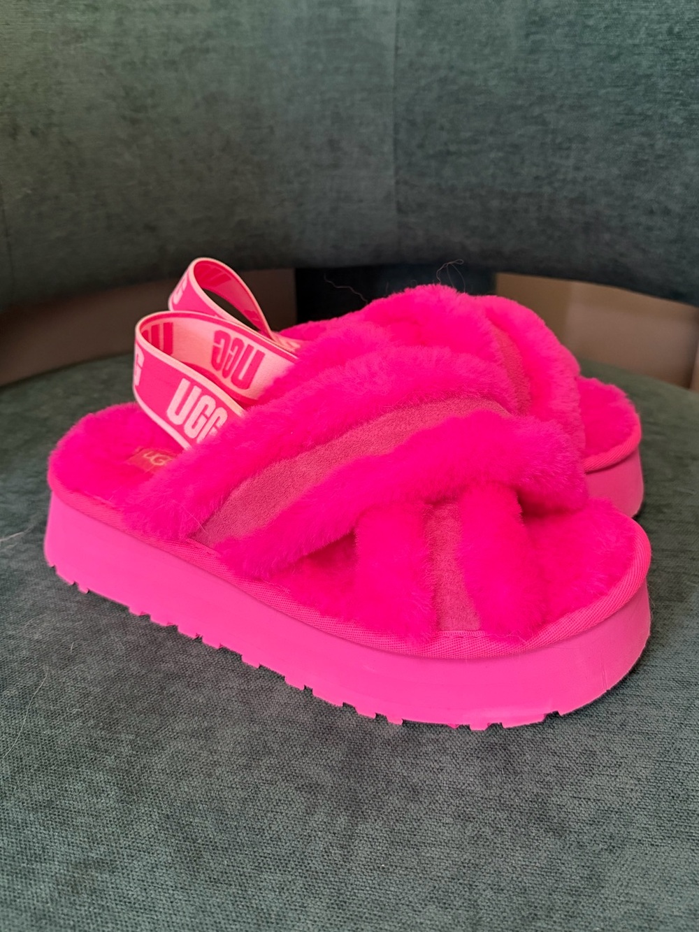 UGG platform slippers
